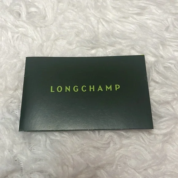 New Longchamp Cavalcade Lambskin Leather Shoulder Tote Bag Purse Black - Picture 13 of 16